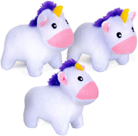 ZIPPY PAWS Miniz 3 Pack Unicorns