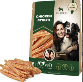 Chicken Strips Dog Treats Human Grade Meat Sticks Grain Free Chews 10.6 Oz