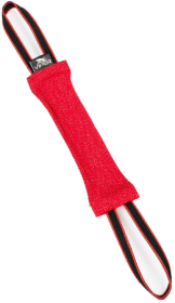 DOGLINE Viper French Linen Tug (Option: 12" x 2" Red)