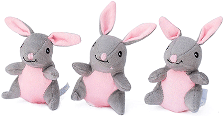 ZIPPYPAWS Zippy Miniz 3 (Option: Pack Bunnies)