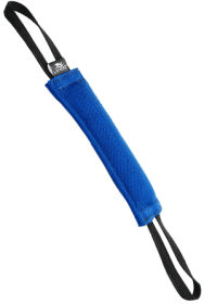 DOGLINE Viper French Linen Tug (Option: 16" x 2.5" Blue)
