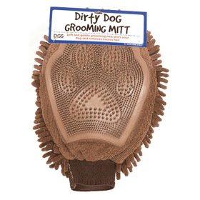 DGS Dirty Dog Grooming Mitt (Option: Brown)