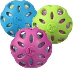 JW PET Crackle Heads Ball (Option: M)