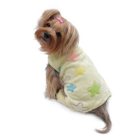 Ultra Plush Colorful Stars Front Sleeveless Pajamas (Color: S, size: )