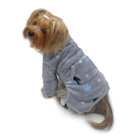 Ultra Thick Plush Penguins Turtleneck Pajamas (Color: M, size: )