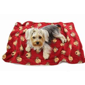 Silly Monkey Ultra (Color: Plush Blanket, size: Burgundy)