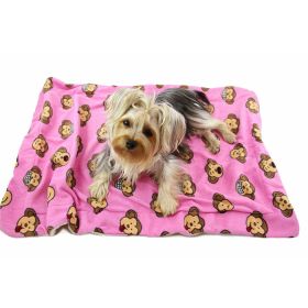 Silly Monkey Ultra (Color: Plush Blanket, size: Pink)