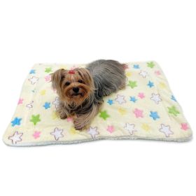 Ultra Plush Colorful Stars Blanket (Color: L, size: )
