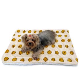 Ultra Plush Happy Face Blanket (Color: S, size: )