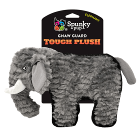 SPUNKY PUP Tough Plush (Option: Elephant)